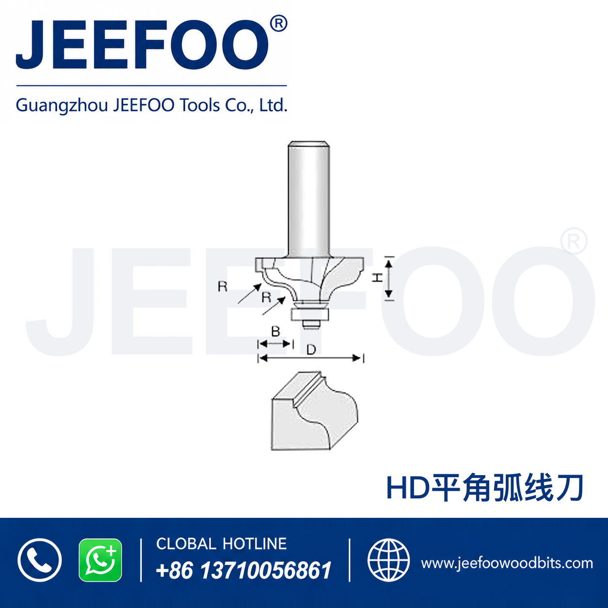 HD Classical Decorative Cutter for Ornamental Groove Profiles