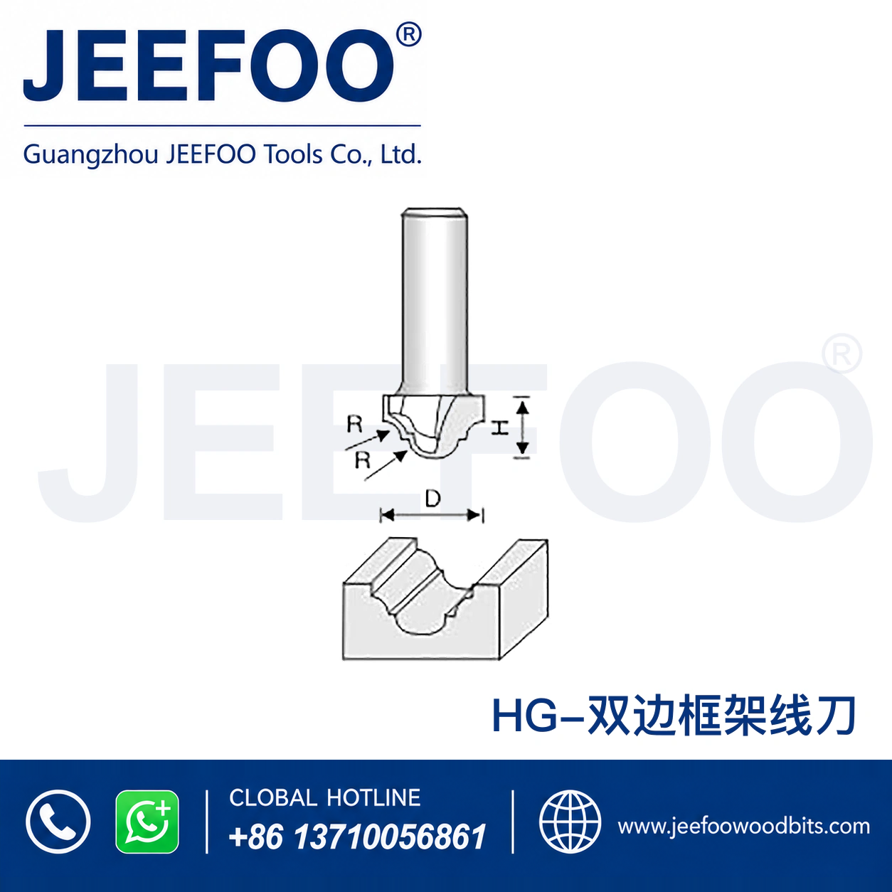 HG Classical Decorative Cutter for Ornamental Groove Profiles
