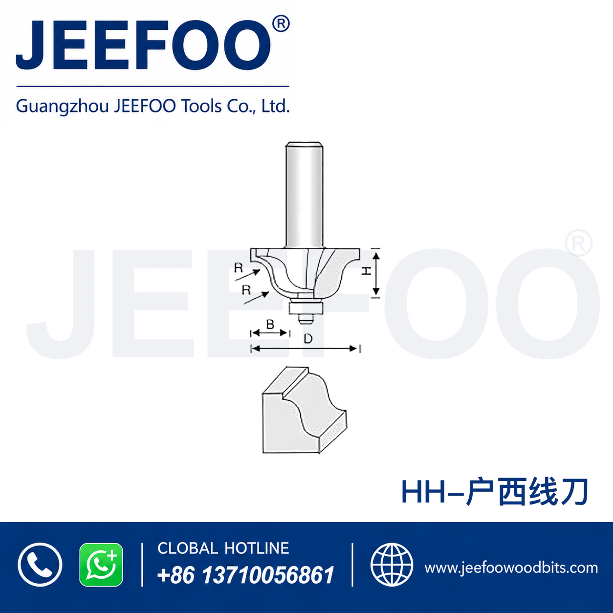 HH Traditional Line-Profile Router for Detailed Wood Trim