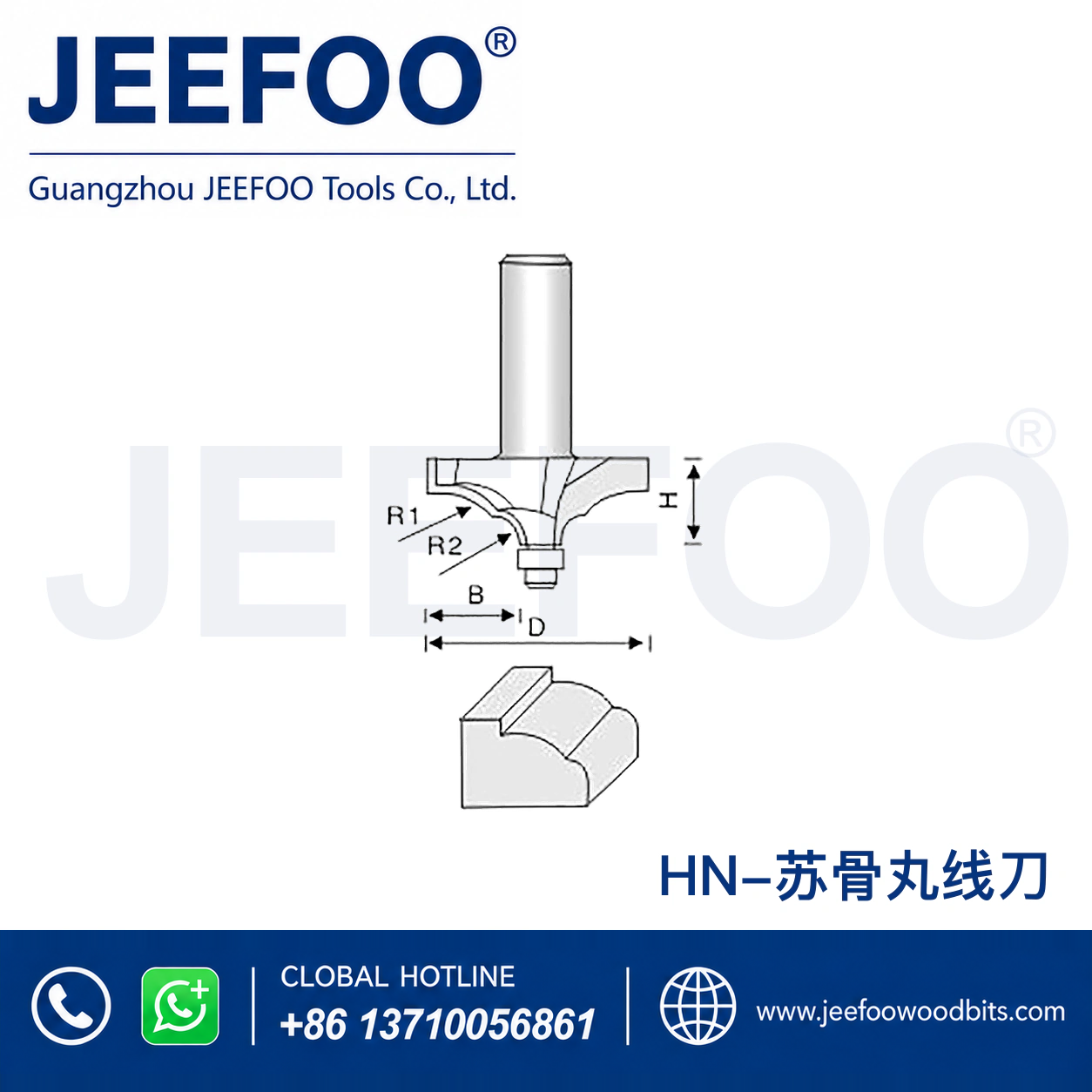 HN Traditional Line-Profile Router for Detailed Wood Trim