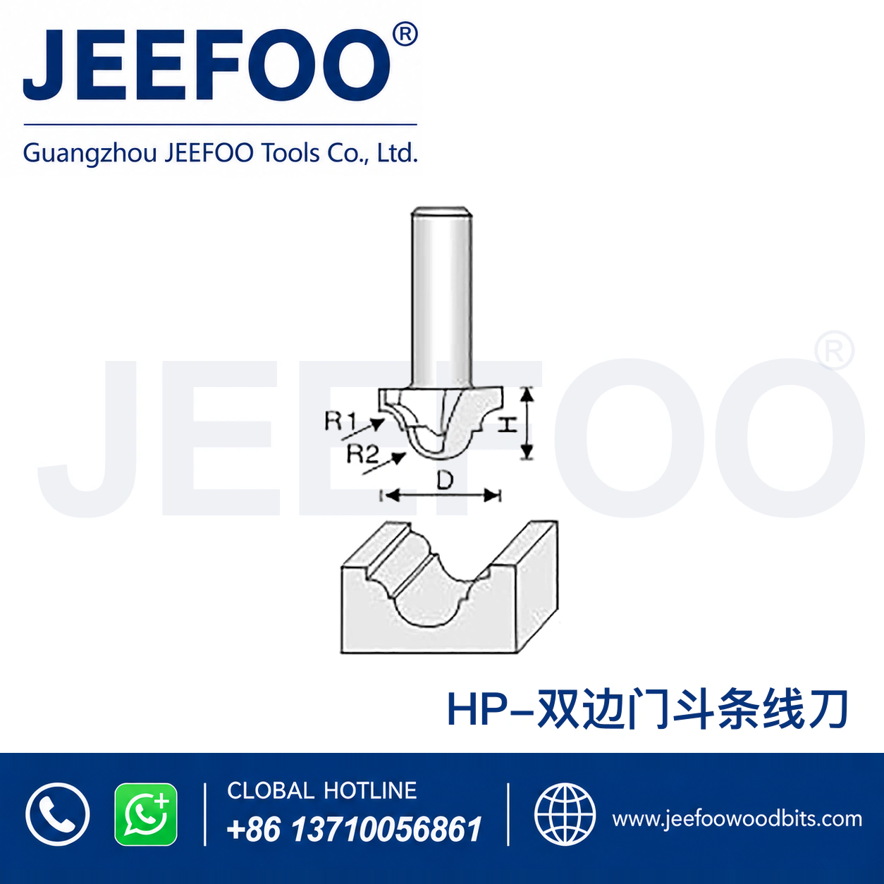 HP Classical Decorative Cutter for Ornamental Groove Profiles