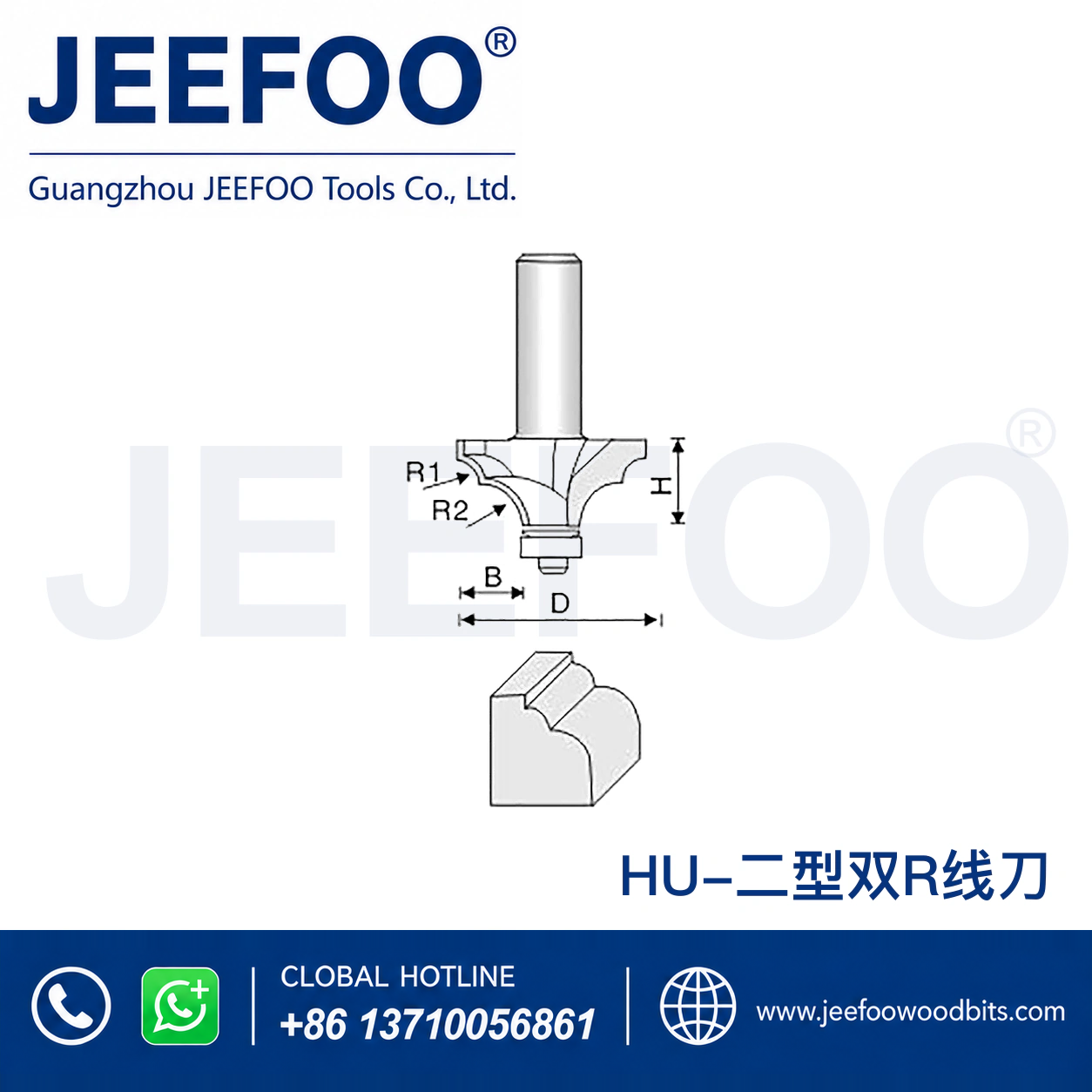 HU Classical Line Router Bit for Traditional Furniture Moulding
