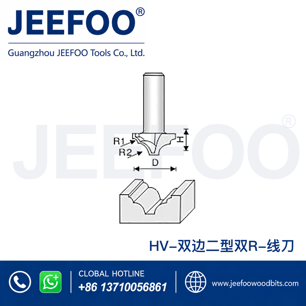 HV Classical Decorative Cutter for Ornamental Groove Profiles