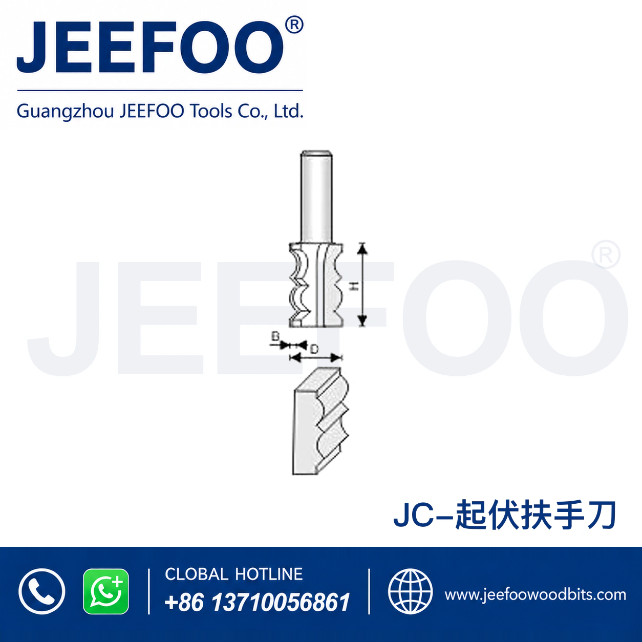 JC Curved Crown Router for Ornamental Profile Machining