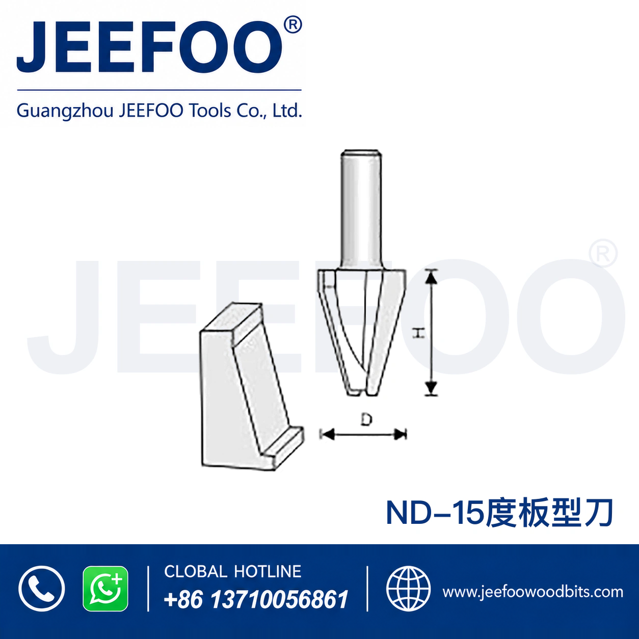 ND Multi-Profile Classical Router Bit for Layered Furniture Moulding