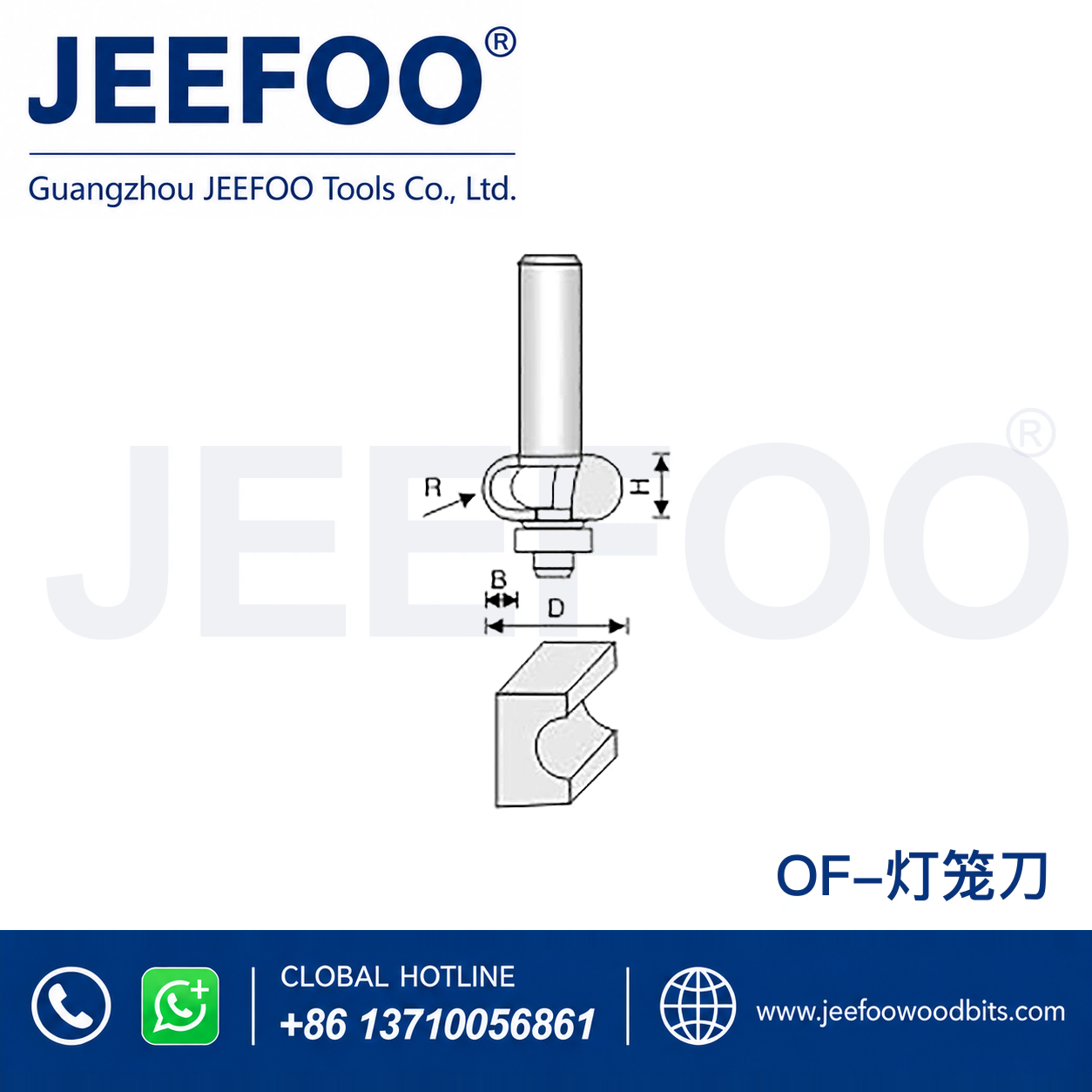 OF Recessed-Line Woodworking Router for Controlled Edge Decoration