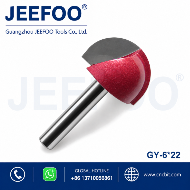 圆底槽木工铣刀 — GY 6 x 22