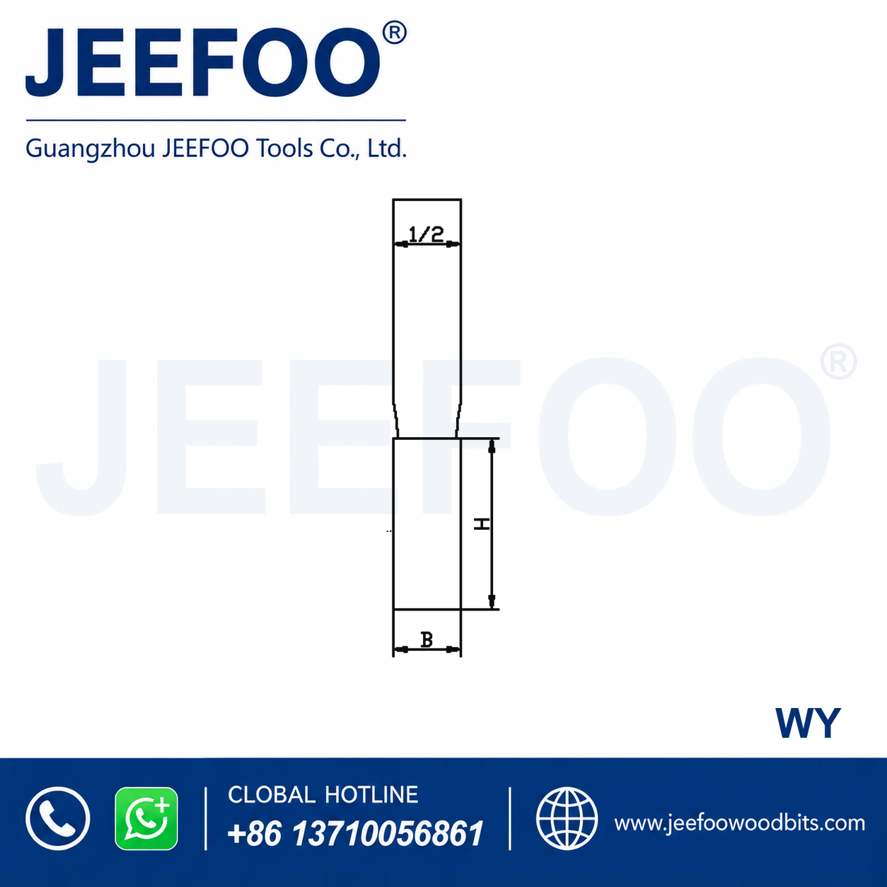 WY Diamond Straight Router Bit for Precision Wood and Panel Cutting