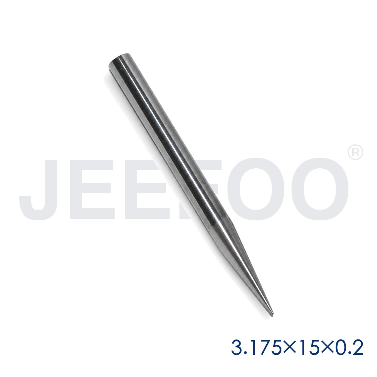 GA 3.175 mm / 15° / 0.2 mm Flat-Bottom CNC Router Bit for Detailed Relief Carving product detail 2