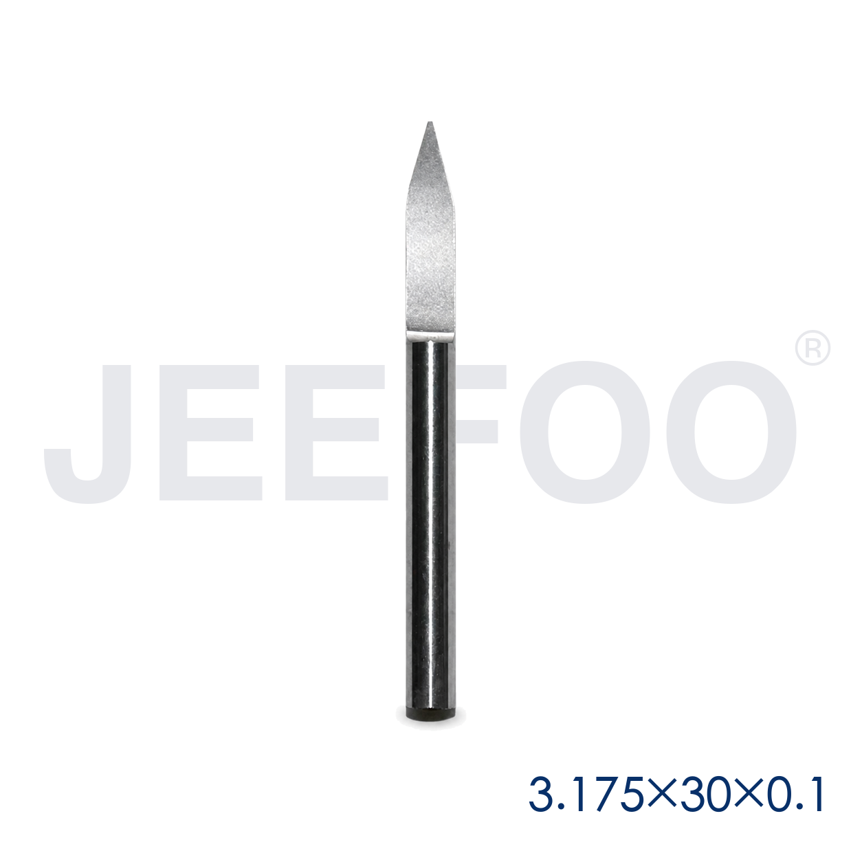 GA-3.175 x 30° x 0.1 mm Precision Flat-Bottom Engraving Router Bit for Fine Lettering product detail 1