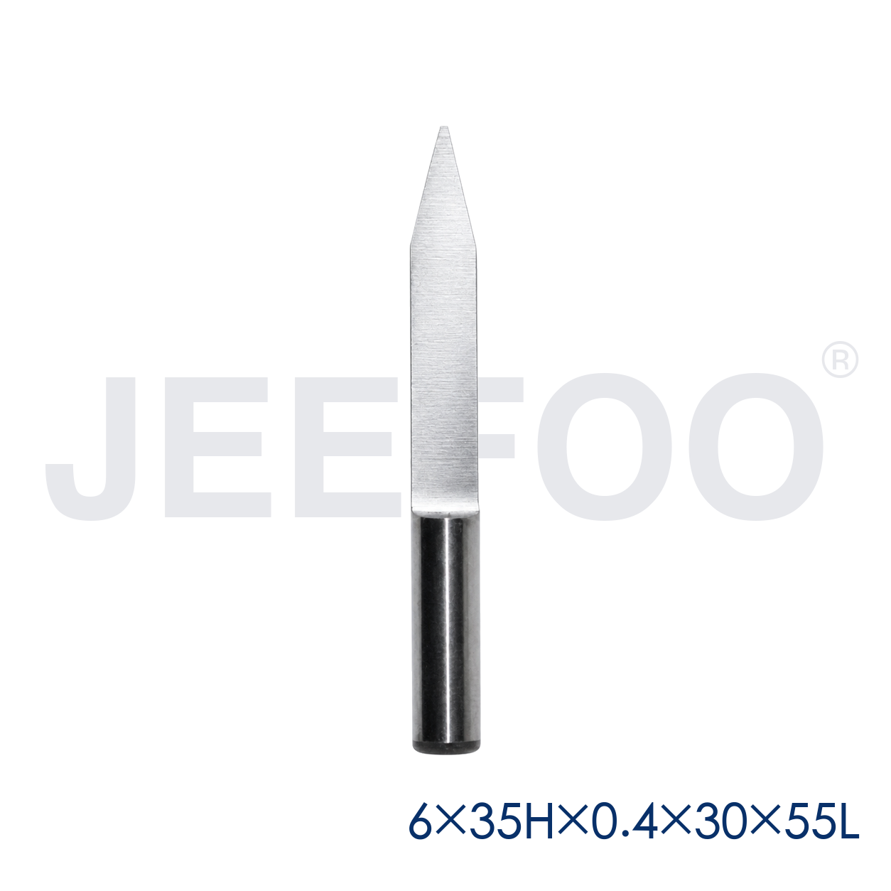 flat-bottom engraving bit - GA-6 x 35H x 0.4 x 30° x 55L Extended-Cutting Flat-Bottom Engraving Bit for Wood Carving