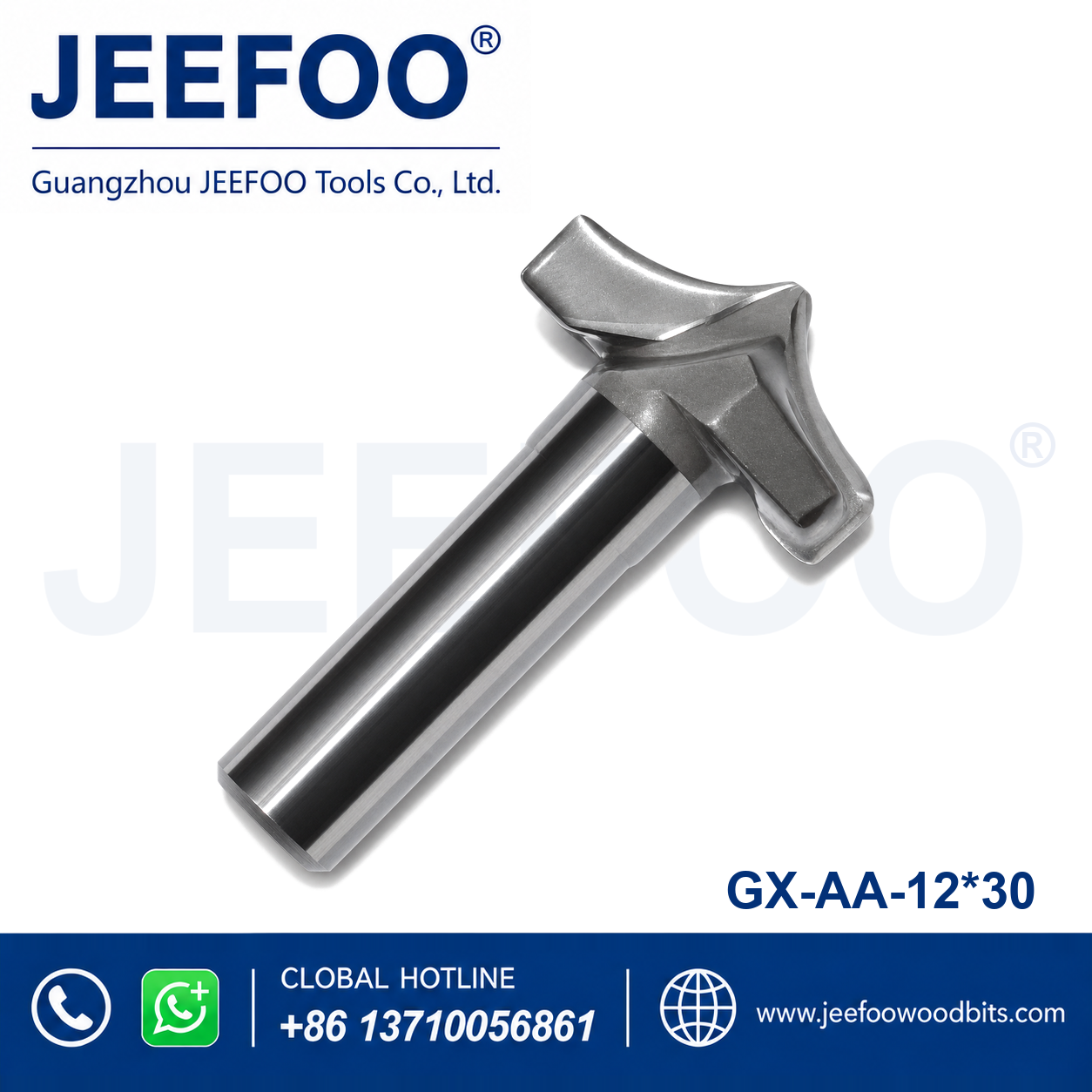 GX Carving Router Bit (AA 12 x 30) for Decorative Wood Relief