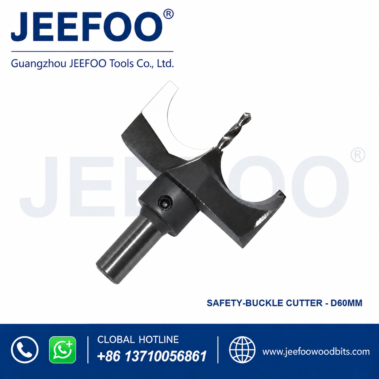 Wooden Peace-Buckle Forming Tool for Controlled Turning 60MM
