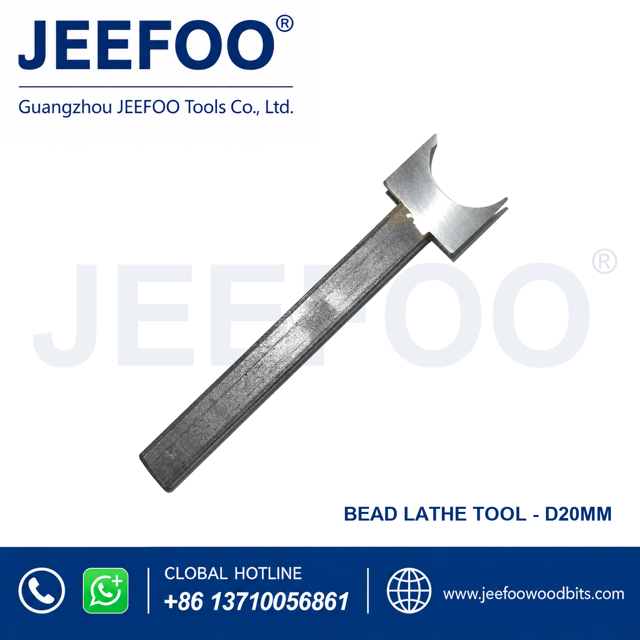 20 mm Prayer Bead Lathe Cutter for Round Wooden Profiles