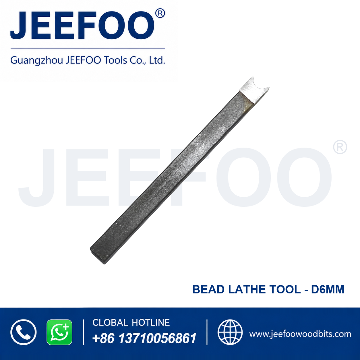 Wooden Bead Turning Tool — 6 mm Lathe Cutter