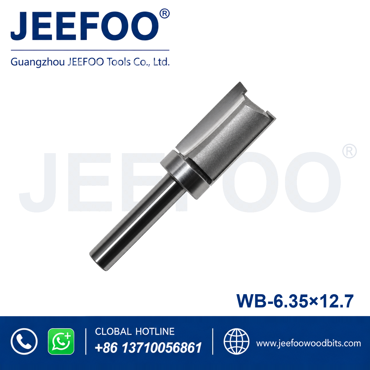 WB Spur Straight Cutter (6.35 x 12.7) for Clean Wood Grooves