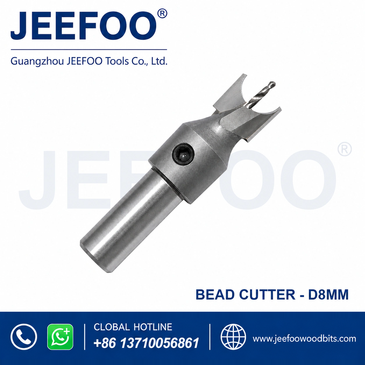 8 mm WF Prayer Bead Turning Cutter for Consistent Bead Profiles