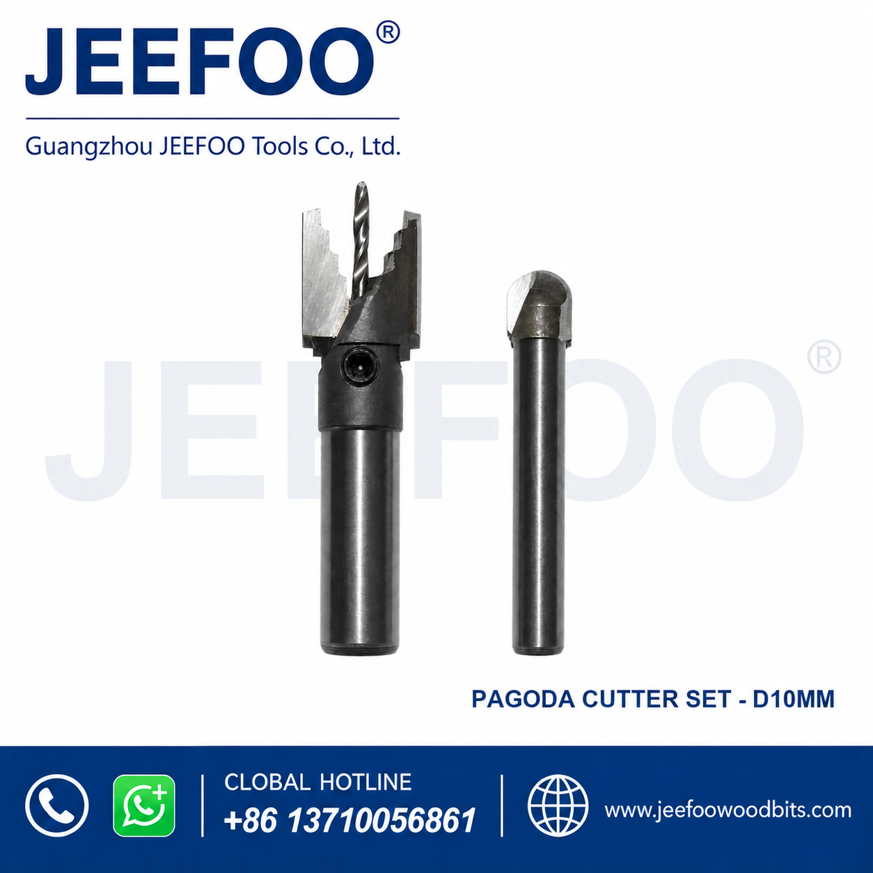 Pagoda-Profile Wooden Bead Tool — WN 10 mm Cutter