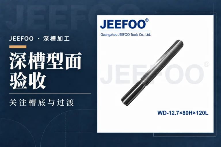 深圆底刀加工验收：槽底圆弧与过渡位置怎么检查